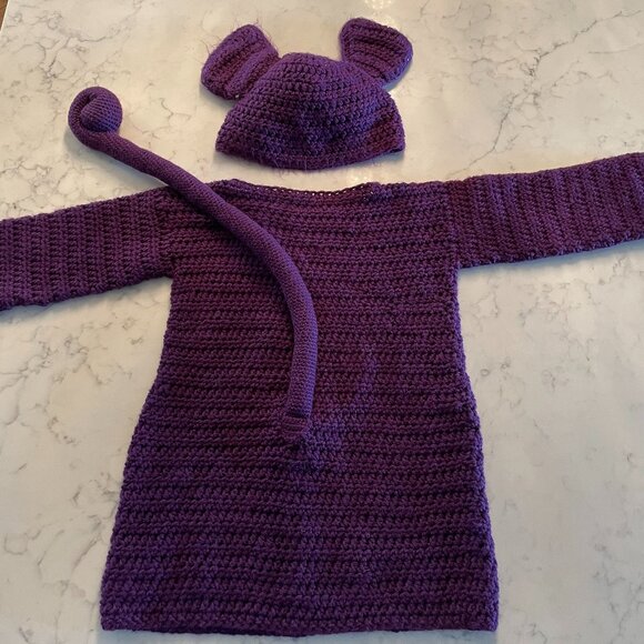 Gorgeous Pokemon Rattata Sweater / Hat Handmade Crochet Rare OOAK-Halloween - Picture 9 of 9